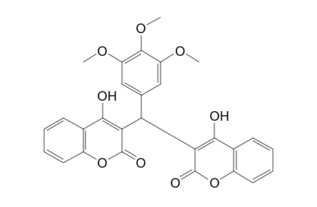 3,3'-(3,4,5-trimethoxybenzylidene)bis[4-hydroxycoumarin]