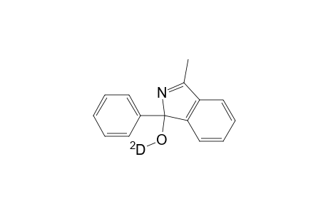 1-(Deuterohydroxy)-1-phenyl-3-methyl-1H-isoindole