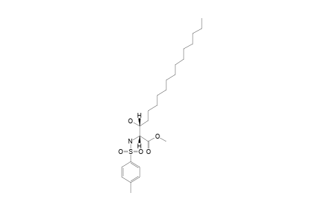 METHYL-(2R,3S)-3-HYDROXY-2-(TOLUENESULFONYLAMINO)-HEPTADECANOATE