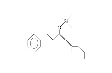 5-Methyl-1-phenyl-3-trimethylsilyloxy-3,4-nonadiene