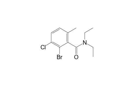 N,N-diethyl-2-bromo-3-chloro-6-methylbenzamide