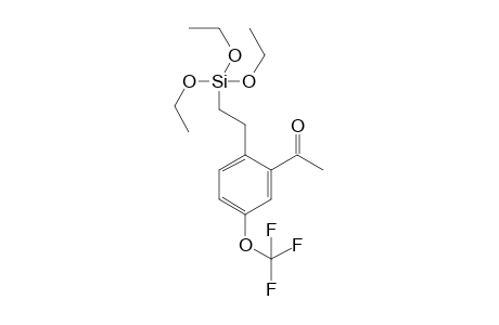5-Trifluoromethoxy-2-[2-(triethoxysilyl)ethyl]acetophenone
