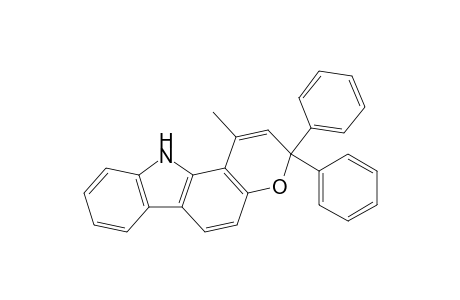 3,11-Dihydro-1-methyl-3,3-diphenylpyrano[3,2-a]carbazole
