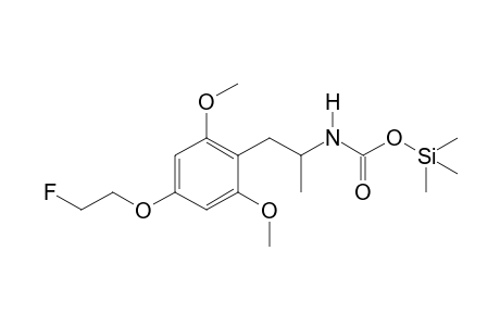 N-[1-(2,6-Dimethoxy-4-(2-fluoroethoxy)phenyl)prop-2-yl]carbamic acid TMS