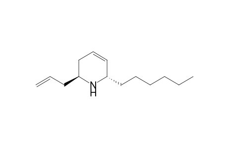 (2S,6S)-2-allyl-6-hexyl-1,2,3,6-tetrahydropyridine