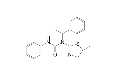 Urea, N-(4,5-dihydro-5-methyl-2-thiazolyl)-N'-phenyl-N-(1-phenylethyl)-