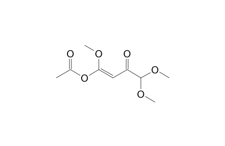 1,4,4-Trimethoxy-3-oxo-1-butenyl acetate
