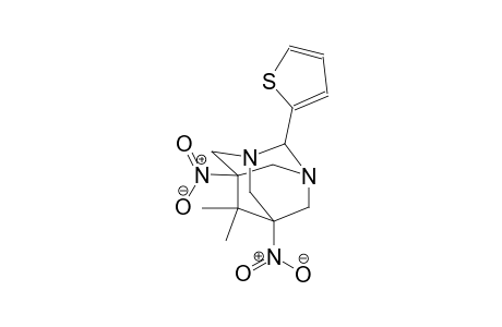 6,6-dimethyl-5,7-dinitro-2-(2-thienyl)-1,3-diazatricyclo[3.3.1.1~3,7~]decane