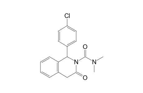 1-(4-chlorophenyl)-3-keto-N,N-dimethyl-1,4-dihydroisoquinoline-2-carboxamide