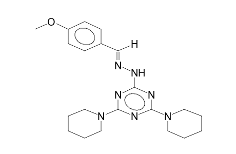 2,4-dipiperidino-6-(4-methoxybenzylidenehydrazino)-1,3,5-triazine