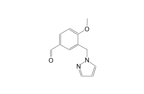 4-methoxy-3-(1H-pyrazol-1-ylmethyl)benzaldehyde