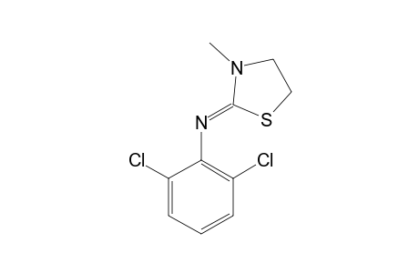 2-[(2,6-DICHLOROPHENYL)IMINO]-3-METHYLTHIAZOLIDINE