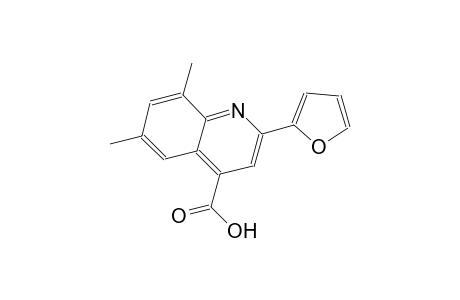 2-(2-furyl)-6,8-dimethyl-4-quinolinecarboxylic acid