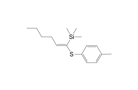(E)-1-(4-Methylphenyl)sulfanyl-1-trimethylsilyl-1-hexene