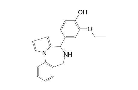 4-(5,6-dihydro-4H-pyrrolo[1,2-a][1,4]benzodiazepin-4-yl)-2-ethoxy-phenol