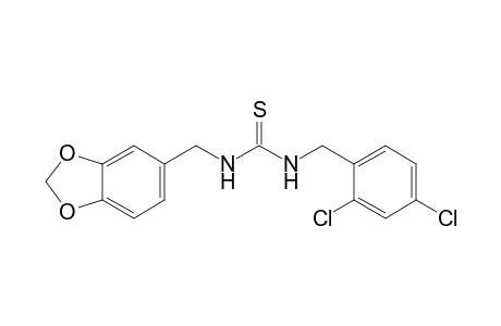 1-(2,4-dichorobenzyl)-3-piperonyl-2-thiourea