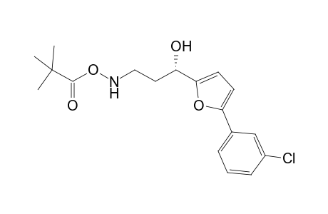 (S)-3-[5-(3-Chlorophenyl)furan-2-yl]-3-hydroxy-1-(N-tert-butylcarbonyl)aminopropane