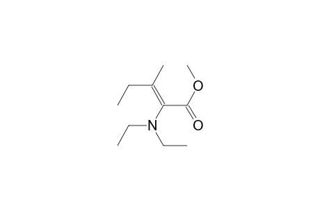 2-Pentenoic acid, 2-(diethylamino)-3-methyl-, methyl ester