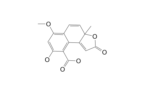 Rac-8-Hydroxy-6-methoxy-3a-methyl-2-oxo-2,3a-dihydronaphtho-[2,1-b]furan-9-carboxylic Acid