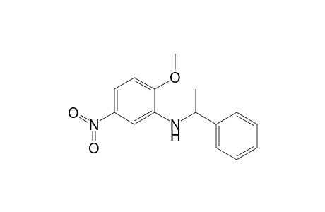 (2-methoxy-5-nitro-phenyl)-(1-phenylethyl)amine