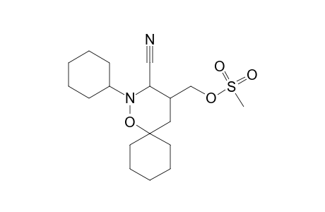 (3-Cyano-2-cyclohexyl-1-oxa-2-azaspiro[5.5]undec-4-yl)methyl methanesulfonate