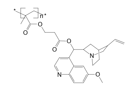 Quinine ester of poly[(carboxyethyleneoxycarbonyl)-1-methyl-1-ethylene]
