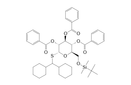 DICYCLOHEXYLMETHYL_2,3,4-TRI-O-BENZOYL-6-O-(TERT.-BUTYLDIMETHYLSILYL)-1-THIO-ALPHA-D-GLUCOPYRANOSIDE