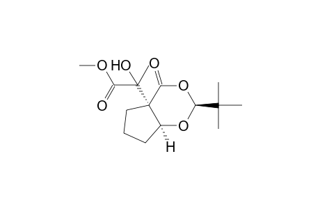 Cyclopenta-1,3-dioxin-4a(4H)-acetic acid, 2-(1,1-dimethylethyl)tetrahydro-.alpha.-hydroxy-.alpha.-methyl-, methyl ester, [2S-[2.alpha.,4a.beta.(R*),7a.beta.]]-