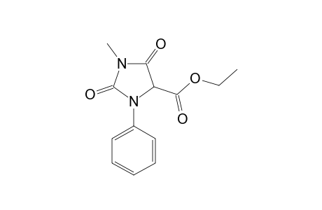 2,5-dioxo-1-methyl-3-phenyl-4-imidazolidinecarboxylic acid, ethyl ester
