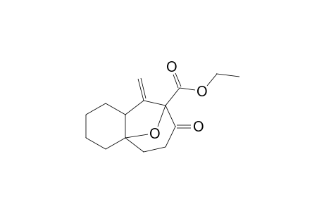 Ethyl 7-methylene-9-oxo-12-oxatricyclo[6.3.1.0(1,6)]dodecane-8-carboxylate