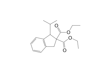 2H-Indene-2,2-dicarboxylic acid, 1,3-dihydro-1-(1-methylethyl)-, diethyl ester
