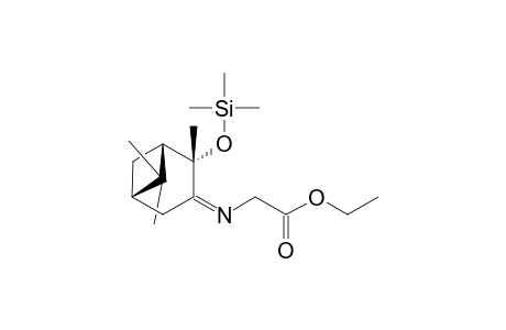 (1'S,2'S,5'S)-Ethyl 2-[(2'-trimethylsiloxypinylidene)amino]acetate