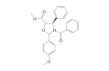 METHYL-(2R,4S,5R)-3-BENZOYL-2-(PARA-METHOXYPHENYL)-4-PHENYL-1,3-OXAZOLIDINE-5-CARBOXYLATE