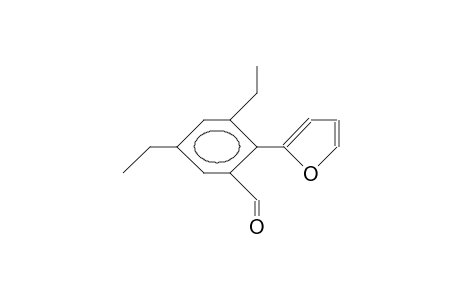 3,5-Diethyl-2-(2-furyl)-benzaldehyde