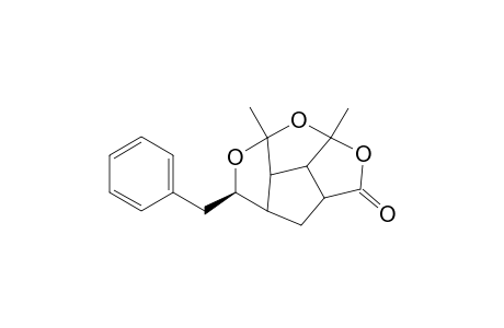 2.beta.Benzyl-8-oxo-4,6-dimethyl-3,5,7-trioxatetracyclo[7.2.1.0(4,11).0(6,10)]dodecane
