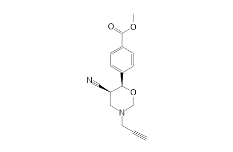 (CIS)-5-CYANO-6-(4-METHOXYCARBONYLPHENYL)-3-PROPARGYLTETRAHYDRO-2H-1,3-OXAZINE