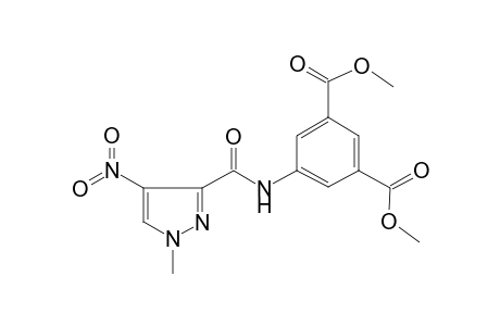 5-[(1-methyl-4-nitro-pyrazole-3-carbonyl)amino]benzene-1,3-dicarboxylic acid dimethyl ester