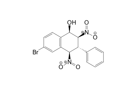 (1R,2S,3R,4R)-6-Bromo-2,4-dinitro-3-phenyl-1,2,3,4-tetrahydronaphthalen-1-ol