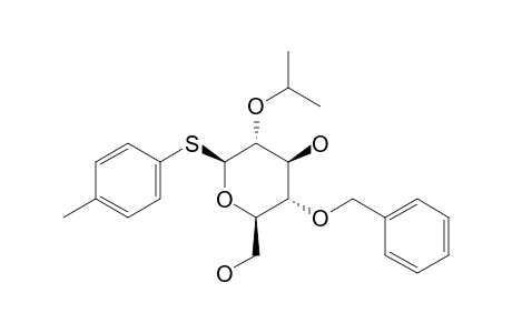 4-O-BENZYL-2-O-ISOPROPYL-4-METHYLPHENYL-4,6-O-BENZYLIDINE-1-THIO-BETA-D-GLUCOPYRANOSIDE
