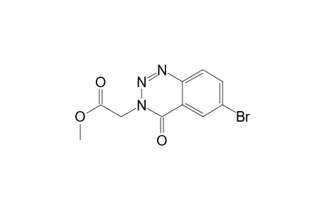 1,2,3-Benzotriazine-3(4H)-acetic acid, 6-bromo-4-oxo-, methyl ester
