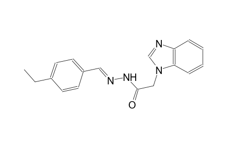 1H-benzimidazole-1-acetic acid, 2-[(E)-(4-ethylphenyl)methylidene]hydrazide