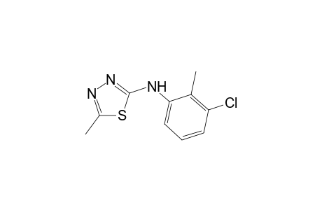 N-(3-Chloro-2-methylphenyl)-5-methyl-1,3,4-thiadiazol-2-amine