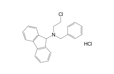 N-benzyl-N-(2-chloroethyl)fluoren-9-amine, hydrochloride