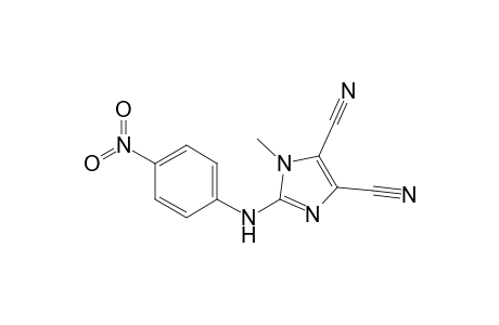 4,5-Dicyano-1-methyl-2-N-(4-nitrophenyl)aminoimidazole