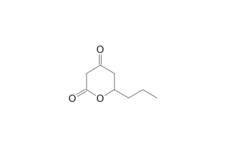 2H-Pyran-2,4(3H)-dione, dihydro-6-propyl-