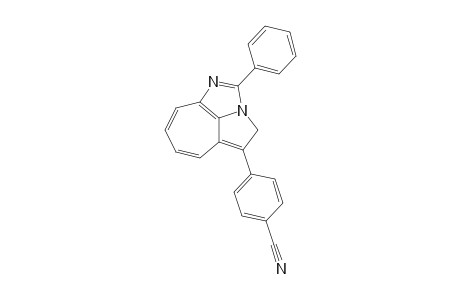 4-(p-Cyanophenyl)-2-phenyl-3H-1,2a-diazacyclopent[cd]azulene