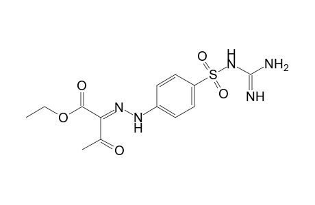 2,3-dioxobutyric acid, ethyl ester, 2-{[p-(amidinosulfamoyl)phenyl]hydrazone