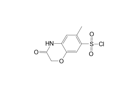 2H-1,4-Benzoxazine-7-sulfonoyl chloride, 3,4-dihydro-6-methyl-3-oxo-