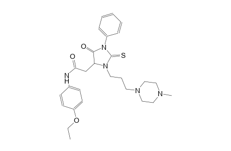 4-imidazolidineacetamide, N-(4-ethoxyphenyl)-3-[3-(4-methyl-1-piperazinyl)propyl]-5-oxo-1-phenyl-2-thioxo-