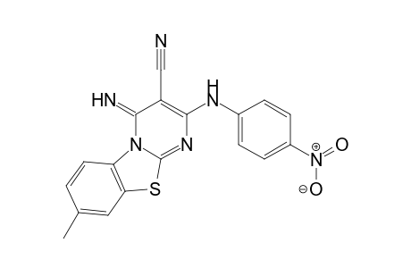 3-Cyano-4-imino-8-methyl-2-(4'-nitroanilino)-4H-pyrimido[2,1-b][1,3]benzothiazole